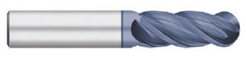 Fraise carbure monobloc anti-vibration Titan Tc25570 à pas variable