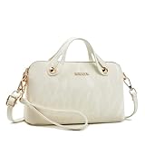 Bolsa Feminina Quadrada Chic - Bolsa de Mão, Transversal e de Ombro, Multi-Função, Elegante e Espaciosa para o Dia a Dia (Branco)