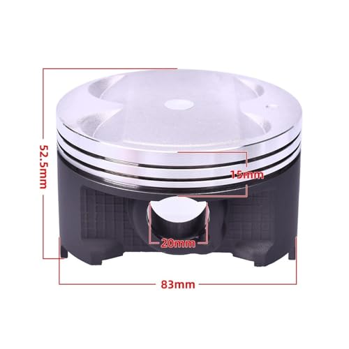 Segments de piston moto pour réparer la perte de compression AN400 et DR350 - 5