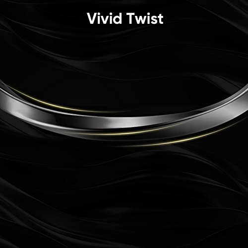 Vnox Cuff Bracelet For Men Women - Twist Mobius Endless Love Bracelet Stainless Steel Bangle Bracelet, Jewelry Gift For Christmas, Birthday, Love, Friendship, Plated Black #TOP2