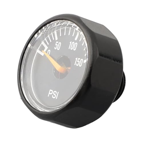 Manomètre de pression d'air en PVC 3000 PSI avec connecteur fileté 1/8 NPT pour compresseur