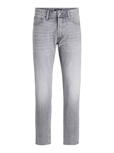 Jean JACK & JONES Homme Jjichris pantalon denim gris coupe regular taille 32 EU
