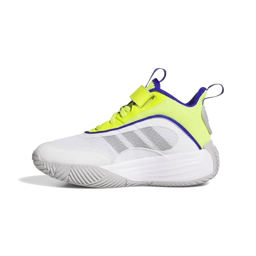 adidas Unisex-Child Own The Game 3.0 Mid Top Elastic Lace & Strap Basketball