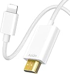 [Certifié MFi] HDMI Câble pour iPhone 6.6FT Numérique AV Adaptateur 1080P HD Connecteur d'écran de synchronisation vidéo iPhone à HDMI pour TV Projecteur Monitor