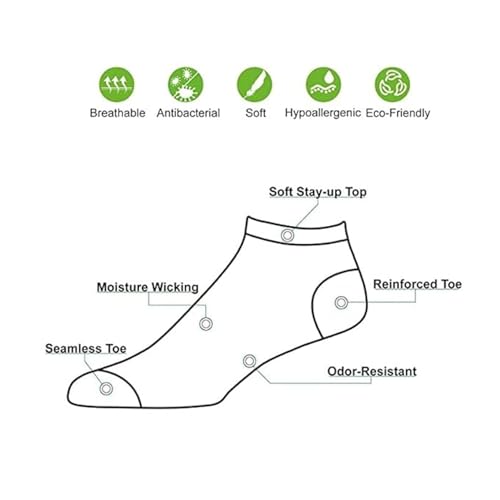 Ankle-Length Cotton Socks for Men & Women – Soft, Stretchable, Breathable & Anti-Slip – Ideal for Daily Wear, Sports4