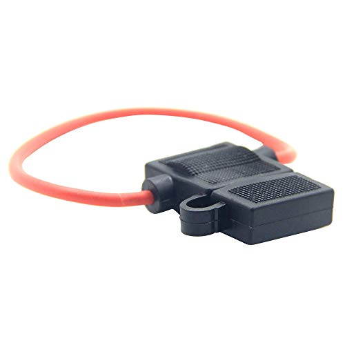 Zookoto Inline Fuse Holder,14 Awg Gauge Wire Car Auto Blade Fuse Waterproof With 20 Amp Fuse #TOP2