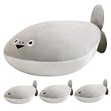 Jorzer 4 Peluches Sacabambaspis de 40 cm y 3 Colgantes chirriantes de 10 cm, Juguetes de pez Kawaii para niñas y niños..