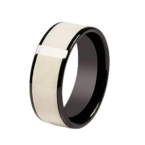 CNICK Tesla Smart Ring Accessories: Ceramic Ring for Model 3/Y/X/S and Cybertruck to Replace Key Card Key fob. (11, Snow)