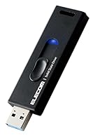 エレコム SSD 外付け ポータブル 250GB コンパクト スライド式 キャップレス USB3.2(Gen2) 【PS5/PS4/テレビ録画 対応】 ブラック ESD-EMA0250GBK