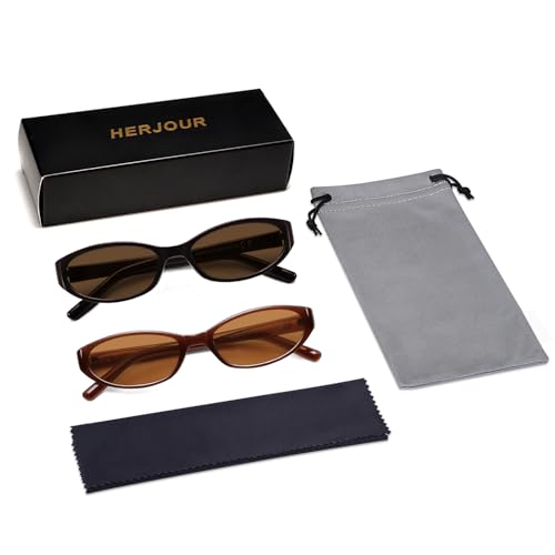 Image of Retro Oval Sunglasses Womens Mens Y2k Trendy Cateye Shades AR82299 | Narrow Round Cute Sunnies,90s 2000s Cool Skinny Frame
