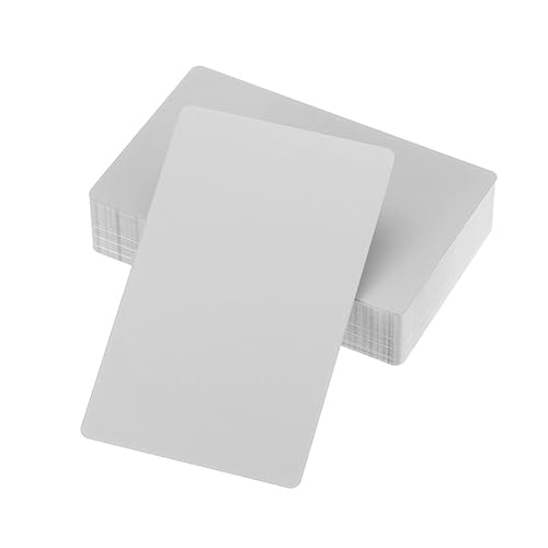 Cartes de visite en métal PATIKIL contre l'usure, aluminium 0.45mm rigide
