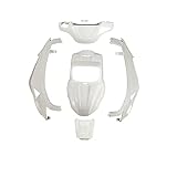  carrosserie scooter tun\'r kit new design compatible avec booster/bw\'s 2004- blanc peint (4 pcs)