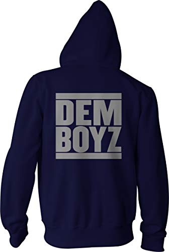 Millionaire Mentality Dem Boyz Navy Zip-Up Hoodie