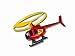 Produktbild Paul Günther 1676 - Fire Copter, Propellerspiel für Kinder ab 4 Jahren, fliegender Helikopter mit Startgriff, tolle Flugeigenschaften, Rotordurchmesser ca. 12,5 cm, ideal als Geschenk