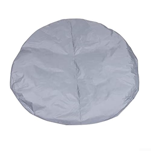 Copertura solare rotonda per piscine fuori terra, 230 x 200 cm, copertura in plastica impermeabile e resistente per ridurre l'evaporazione dell'acqua con protezione UV (140 x 110 cm)