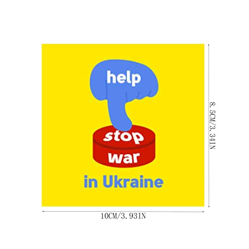 Adesivo decalcomania ucraino in PVC decalcomania