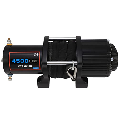 OCPTY winches eléctrico 12V 4500LBS para trailer miniatura 2