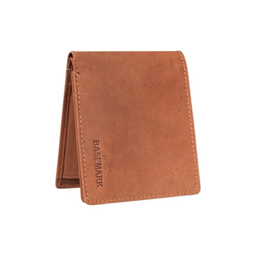 Genuine Leather Made Bi-Fold Casual, Formal, Party, Travel RFID Protected Wallet for Men (Walnut Tan), Tan, Contemporary