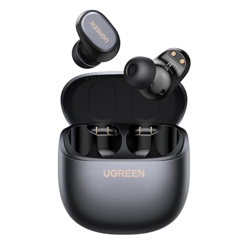 UGREEN Dots Earbuds Wireless In Ear with 2-Mic AI Clear Call Earbuds Big Bass Headphones Wireless Bluetooth 6.0 HiFi Sound Lightweight IPX5 for Fitness 32H Playtime iOS&Android Fit for S26 Ultra