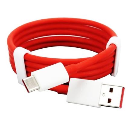 Udyamsales 1m 80W Red & White USB-A to USB-C Type C Fast Charging Data Cable Original (B0D5V32BQZ) Amazon Price History, Amazon Price Tracker