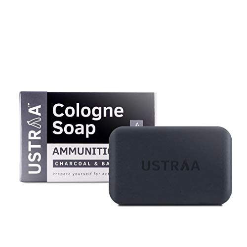 Ustraa Ammunition Cologne Soap with Charcoal & Bay Leaf, 125 gm (Pack of 6) - Image 2