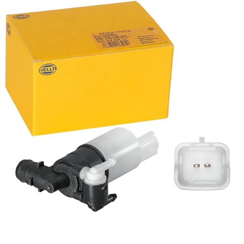 HELLA 8TW 006 848-161 Bomba de agua de lavado, lavado de parabrisas - 12V - eléctrico