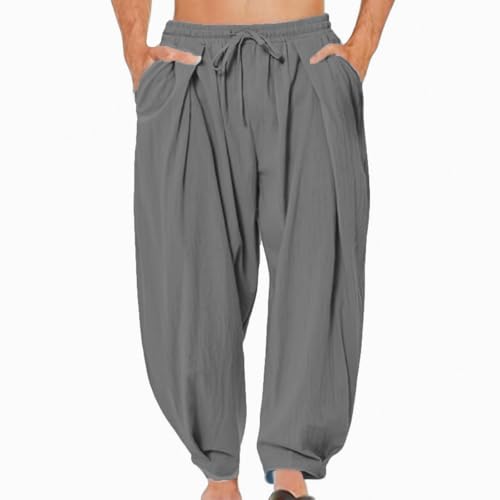 Pantalones Bombachos Hombre Hippies Harem Verano Cagados Harén