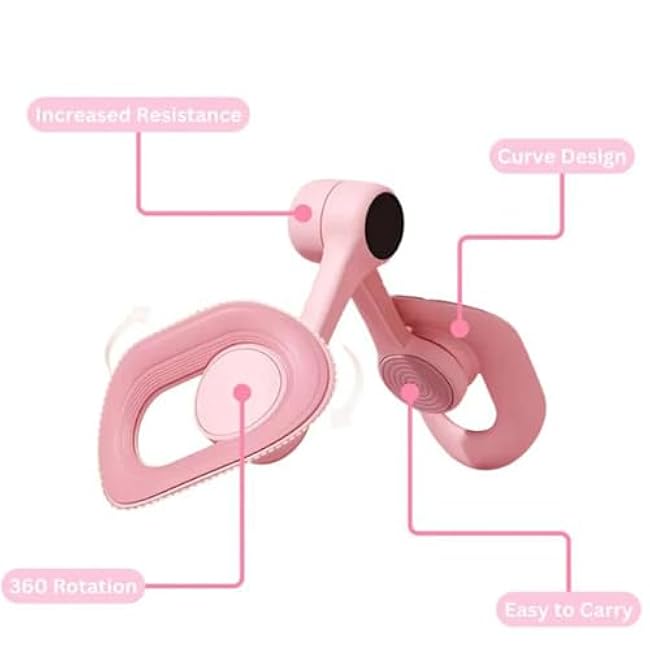 Lunaello Pelvic & Thigh Trainer, Pelvic Floor Exercise Devices with Display Counter, 360¡ãRotation Pelvic Floor Adjustable Trainer for Women, Inner Thigh Exercise Workout Equipment