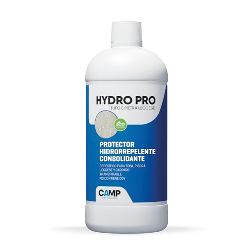 Camp Hydro Pro Eco Tufo E Pietra Leccese - Idrorepellente Impregnante Tufo E Pietra Leccese Protettivo, Previene La Formazione Di Muffa E Muschi Senza Alterare Le Superfici Trattate, Made In Italy, 1L-image
