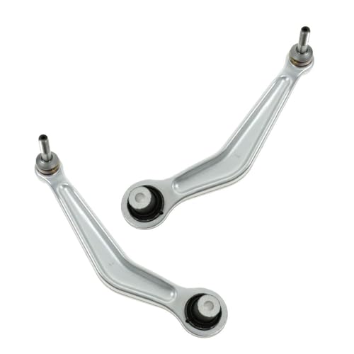 TRQ Rear Upper Driver and Passenger Side Control Arm and Ball Joint Set 2 Piece Compatible with 04-07 BMW 530i 08-10 528i 04-07 525i 06-08 750Li 06-10 650i 08-10 535i 06-07 530xi 02-05 745Li