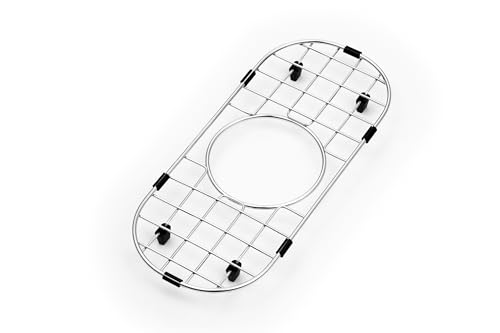 Houzer BG-1100 Wirecraft Kitchen Sink Bottom Grid, 6.25-Inch by 14.62-Inch, Stainless Steel, 6-1/4-by-14-1/4-Inch - Image 2