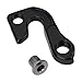 Aluminum Alloy Rear Derailleur Hanger for GT and Zaskar Mountain Bikes — Gear Mech Frame Bracket, for Bike Tail Hook, Rear Gear Mech Hanger(Black)