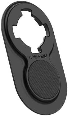 Rokform – Universal Adapter with Twist Lock, Magnetic Phone Mount, Adapter Mounts to Almost Any Smartphone, Phone Case, Tablet, or Flat Surface with 3M VHB Adhesive (Black)