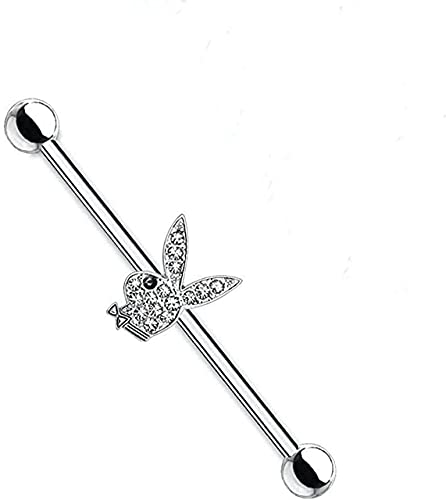 Luxe Modz Piercing industrial de acero quirúrgico 316L Cover