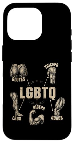 LGBTQ Legs Glutes Biceps Triceps Quads Gym Lovers �X�}�z�P�[�X iPhone 16 Pro �p