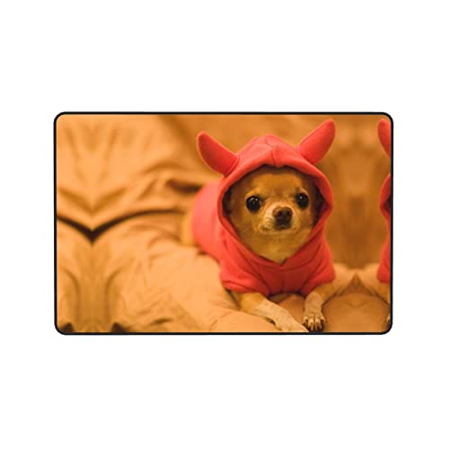 Tapis cuisine antidérapant grand format imprimé chien rigolo - 8