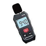 ZiStarlilife Digitaler Schallpegelmesser, 30–130 dBA hohe Genauigkeit, Geräuschmelder mit Hintergrundbeleuchtung, Datenspeicherung und Batterieanzeige, für HVAC, Industrie- und Umweltüberwachung