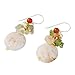 NOVICA Artisan Handmade Multigemstone Dangle Earrings Beaded Cluster from Thailand Quartz Peridot Pearl Freshwater Cultured Birthstone [1.8 in L x 0.6 in W] ' Thai Joy'