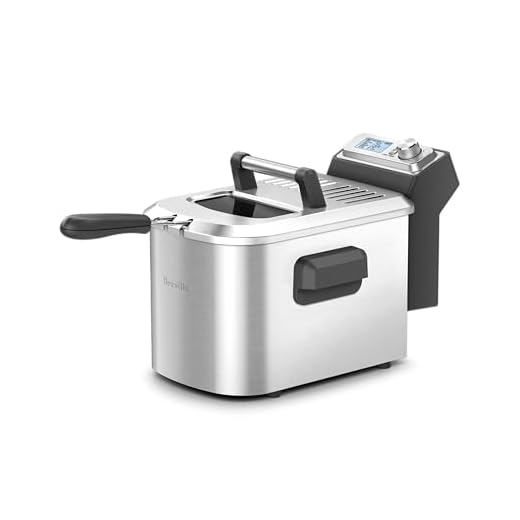 Breville Smart Fryer, 4 Quart, Brushed Stainless Steel
