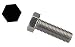 Produktbild DewTec 25 STK - M3 x 10 - Sechskantschrauben DIN 933 Edelstahl A2. Vollgewindeschrauben. ISO 4017