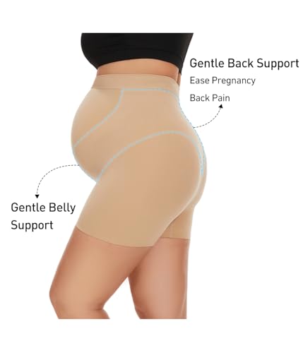 Seamless Maternity Shapewear, Belly Support Pregnancy Underwear for Maternity Photography and Baby Shower Dresses - Image 3