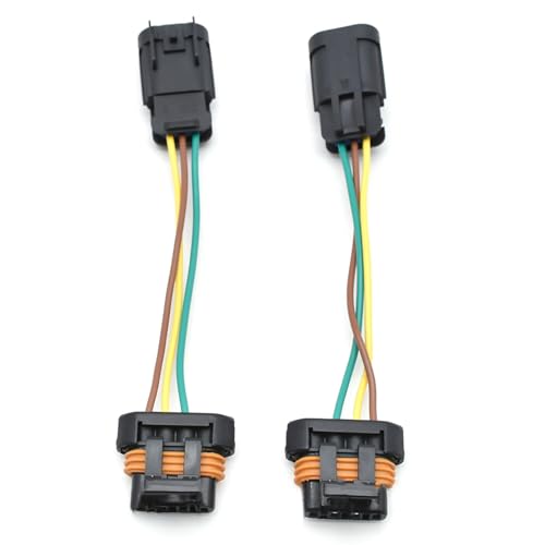 DAGIJIRD Car Light Wire Socket Connector LED Headlight Conversion Wire Harness for Polaris RZR 1000 XP LED 2014-2018, 2PCS