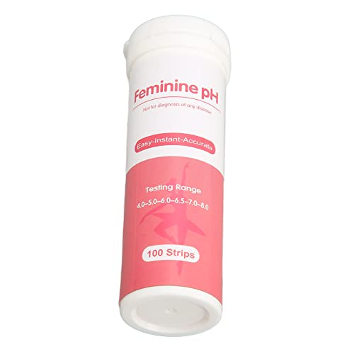 Vaginal-PH-Teststreifen für Frauen, 100 Stück Vaginal-Gesundheits-PH-Teststreifen Einweg-Intimgesundheit Verhindern Sie Infektionen Genauer Säuregehalt Feminines PH-Papier
