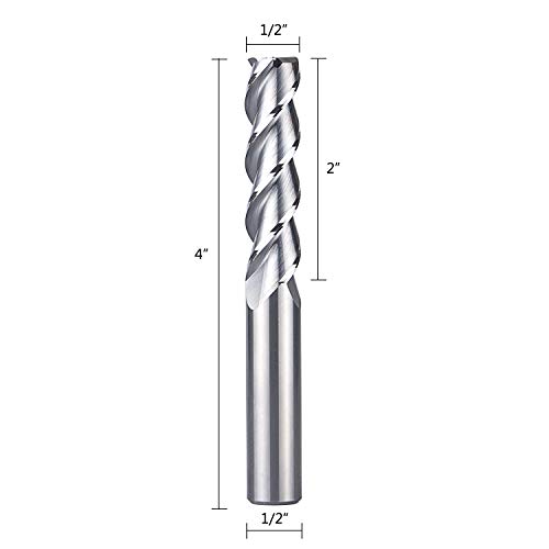 SpeTool 3 Flute Extra Long Carbide End Mill