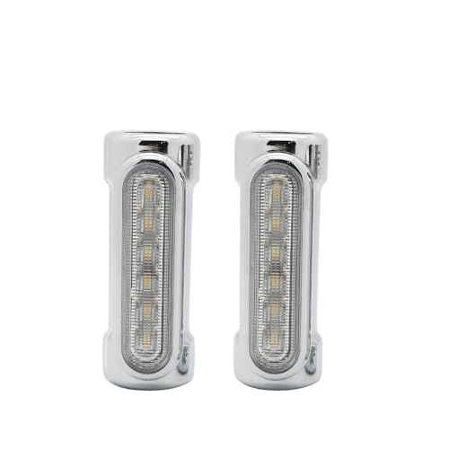 Feu commutation moto blanc ambre clignotant étanche pour crash bar