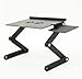 Office Fitness Soporte Plegable del Ordenador portátil con el ratón Mat - Ajustable - Soporta hasta 17" laptops
