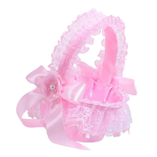 REITINGE Cesta floral para niña, caja de regalo decorativa, cesta de flores para cumpleaños, bodas, aniversarios, fiestas, arreglos florales, cesta portátil para fiestas