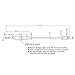 Meter Star Universal Propane Thermocouple Flame Failure Sensor,M8x1 Thread, Length 24