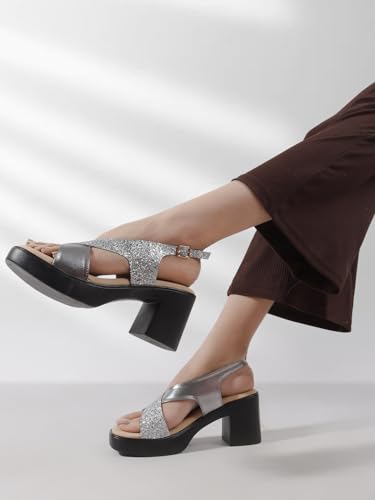 Image of SilverArrow womens Refined Heeled Sandal