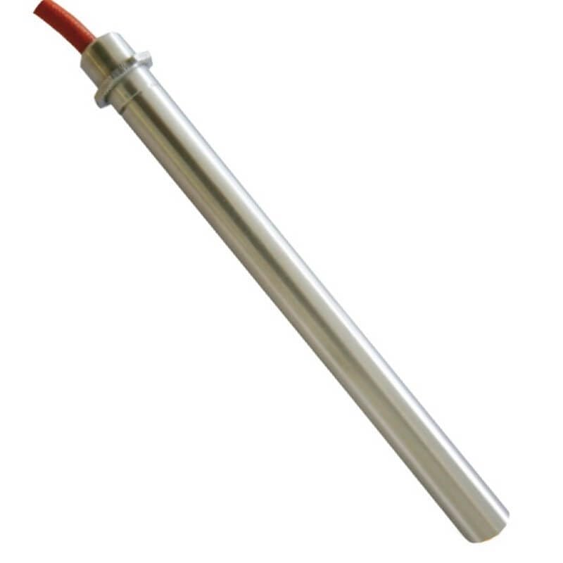 Bougie d'Allumage avec Bride 350W pour Poêles à Pellets, 12,5mm Diamètre, 170mm Longueur, Câble 500mm, HT62706